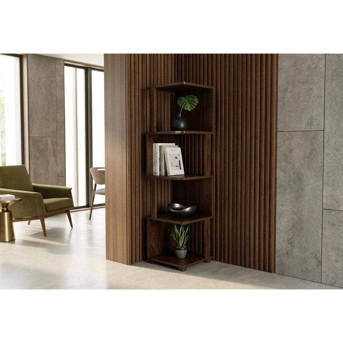 5 Tier Zigzag Corner Table